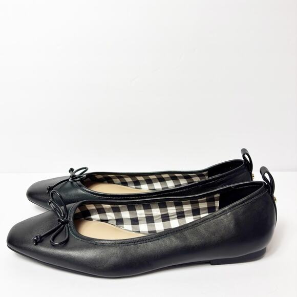 DRAPER JAMES BLACK WOMEN FLATS SIZE 10 WITH BOW NO BOX - Picture 5 of 5
